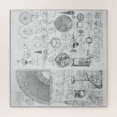 Astronomie ~ Cyclopaedia ~ Ephraim Chamber Legpuzzel (Horizontaal)
