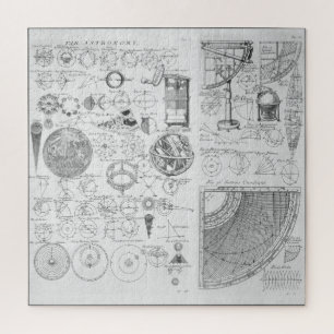 Astronomie ~ Cyclopaedia ~ Ephraim Chamber Legpuzzel