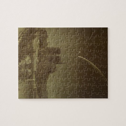  Astronomie, Donati Comet over Parijs, 1858 Legpuzzel (Horizontaal)