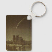  Astronomie, Donati Comet over Parijs, 1858 Sleutelhanger (Achterkant)