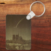  Astronomie, Donati Comet over Parijs, 1858 Sleutelhanger (Achterkant)