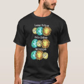 Astronomie - Eclipse Lunar Eclipse Astronomie T-shirt (Voorkant)