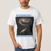 Astronomie eclipses astrologie T-shirt (Voorkant)