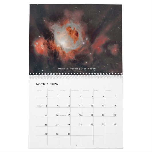 Astronomie Editie Kalender (Mar 2026)