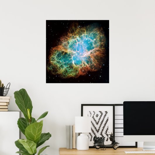 Astronomie Foto, Crab Nebula Poster (Thuiskantoor)