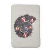 Astronomie Funny Space Spiral Galaxy Badmat (Voorkant Verticaal)