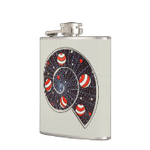 Astronomie Funny Space Spiral Galaxy Heupfles (Links)