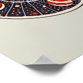 Astronomie Funny Space Spiral Galaxy Poster (Hoek)