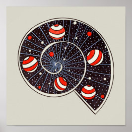 Astronomie Funny Space Spiral Galaxy Poster