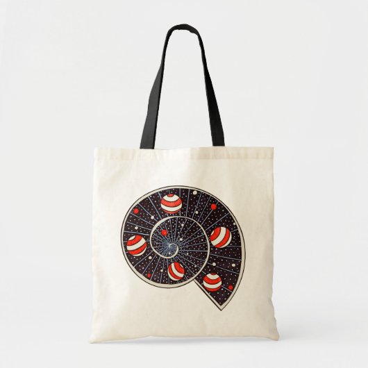 Astronomie Funny Space Spiral Galaxy Tote Bag (Voorkant)