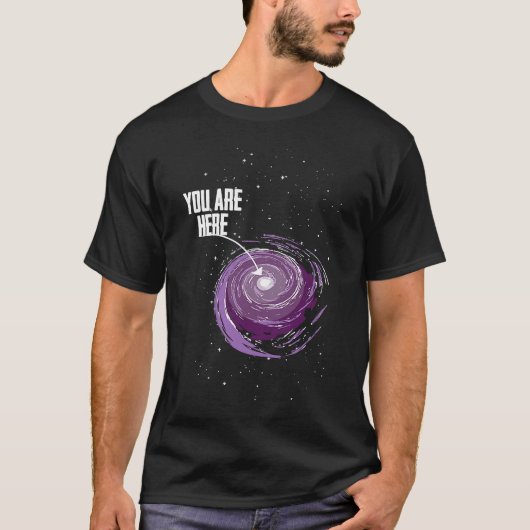 Astronomie Galaxy Moon Landing Planets Space Scien T-shirt (Voorkant)