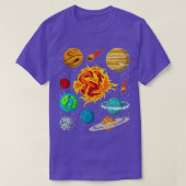 Astronomie Galaxy Planets Space Science Astronaut  T-shirt (Design voorkant)