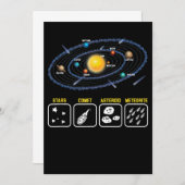 Astronomie Geek Galaxy Science Outer Space Solar S Save The Date (Voorkant / Achterkant)