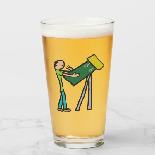 Astronomie Glas (Voorkant gevuld)