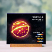 Astronomie Grootste Ster Ruimtewetenschap Infograp Acryl Bord (Neutraal)