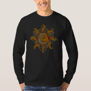Astronomie Hemellichaam Universum Zon Maan Astrolo T-shirt