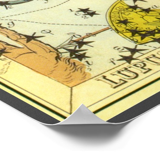 astronomie, Hydra Snake Constellation Stars Poster (Hoek)