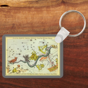 astronomie, Hydra Snake Constellation Stars Sleutelhanger