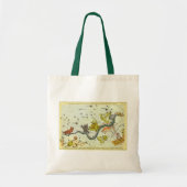  astronomie, Hydra Snake Constellation Stars Tote Bag (Voorkant)
