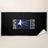 Astronomie - je kunt geen geluk kopen strandlaken (Voorkant)