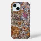  astronomie, Kaart van Christelijke constellaties Case-Mate iPhone Case (Achterkant)