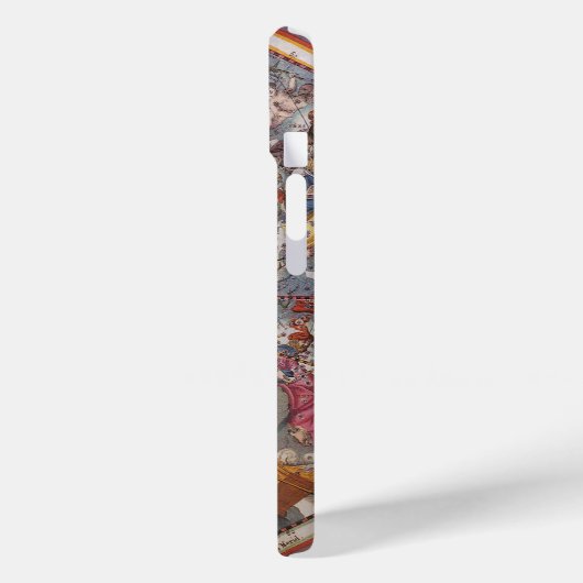  astronomie, Kaart van Christelijke constellaties Case-Mate iPhone Case (Achterkant / Links)