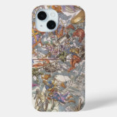  astronomie, Kaart van Christelijke constellaties Case-Mate iPhone Case (Achterkant)
