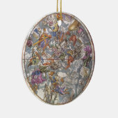  astronomie, Kaart van Christelijke constellaties Keramisch Ornament (Rechts)