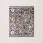  astronomie, Kaart van Christelijke constellaties Legpuzzel (Verticaal)