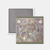  astronomie, Kaart van Christelijke constellaties Magneet (Voorkant / Achterkant)