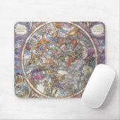  astronomie, Kaart van Christelijke constellaties Muismat (Met muis)