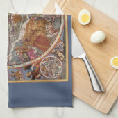  astronomie, Kaart van Christelijke constellaties Theedoek (Quarter Fold)