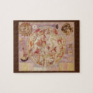  astronomie, Keltische kaart van Carel Allard Legpuzzel