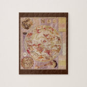  astronomie, Keltische kaart van Carel Allard Legpuzzel (Verticaal)