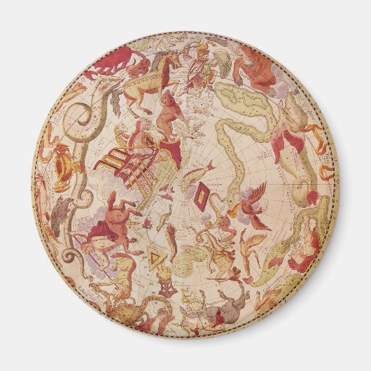  astronomie, Keltische kaart van Carel Allard Magneet (Voorkant)