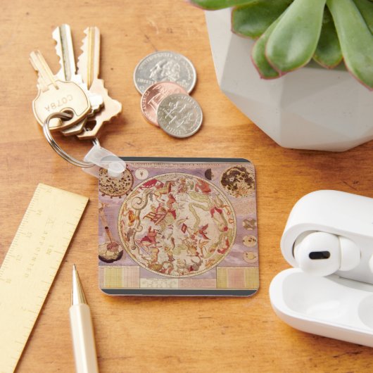  astronomie, Keltische kaart van Carel Allard Sleutelhanger (Bureau)