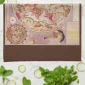  astronomie, Keltische kaart van Carel Allard Theedoek (Gevouwen)