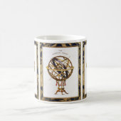  astronomie, kunstmatige of armillaire bol koffiemok (Center)