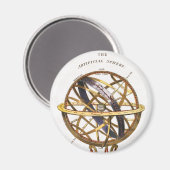astronomie, kunstmatige of armillaire bol magneet (Voorkant / Achterkant)