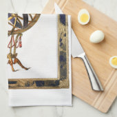 astronomie, kunstmatige of armillaire bol theedoek (Quarter Fold)