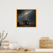 Astronomie Laser naar Melkweg Poster (Keuken)