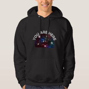 Astronomie Liefhebber Je bent hier Astronomie Maan Hoodie