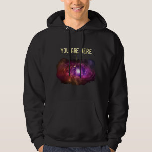 Astronomie Liefhebber Je bent hier Melkweg Melkweg Hoodie