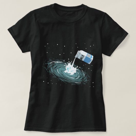 Astronomie Liefhebber Melkweg Grappige Schattigee T-shirt (Design voorkant)