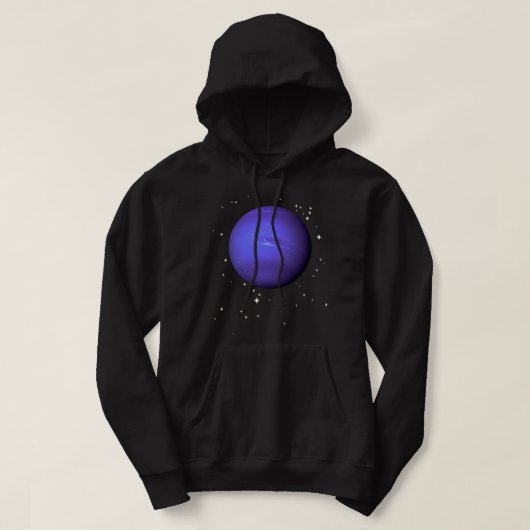 Astronomie liefhebber Neptunus Planeet Systeem Zo Hoodie (Design voorkant)
