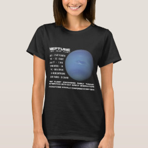 Astronomie liefhebber Neptunus Planet Facts Space  T-shirt