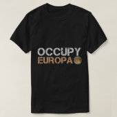 Astronomie liefhebber Occupy Europa Jupiter Moon S T-shirt (Design voorkant)