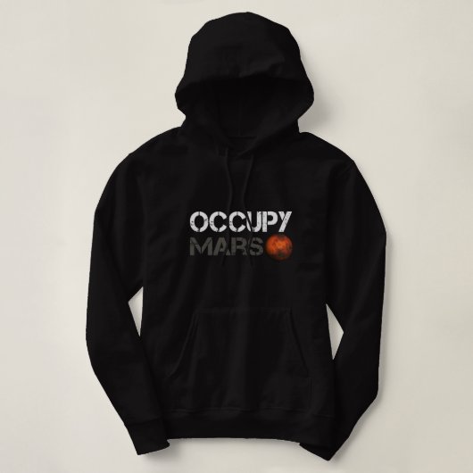 Astronomie liefhebber Occupy Mars shirt Astronomie (Design voorkant)