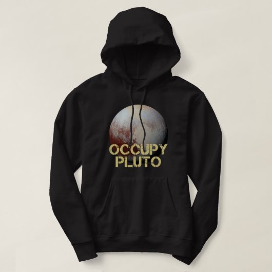 Astronomie Liefhebber Pluto Planet Zonnestelsel As Hoodie (Design voorkant)