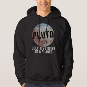 Astronomie Liefhebber Pluto Zelf identificeert zic Hoodie